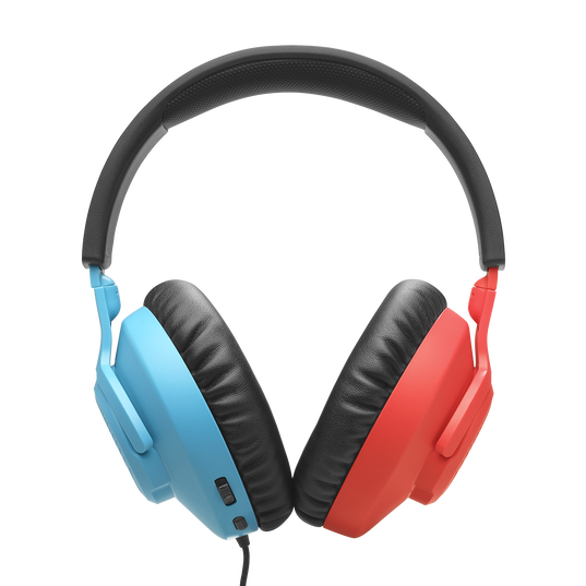 JBL Quantum 100N - Blue / Red - Wired over-ear gaming headset with detachable mic - Back